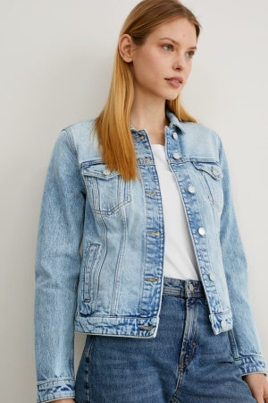 Bundy C&A Denim Damske Modre Svetlo Modre | 1048WXQPB