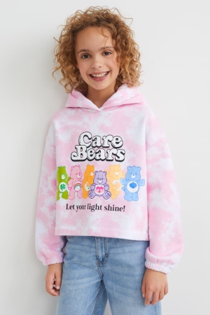 Mikiny S Kapucňou C&A Care Bears Dievcenske Ruzove | 6109RIXZK