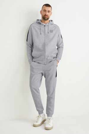 Nohavice C&A Joggers Panske Svetlo Siva | 5309GUVYH