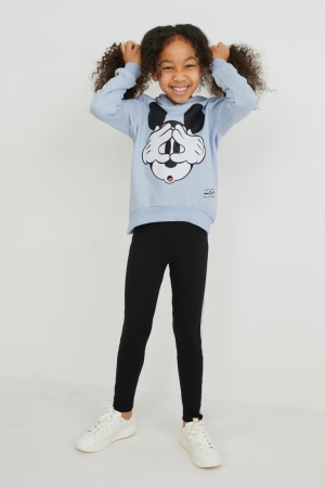 Nohavice C&A Mickey Mouse Set And Leggings 2 Piece Dievcenske Svetlo Modre | 9064HBXFO