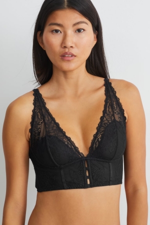 Spodne Pradlo C&A Bralette Damske Čierne | 0391KRFHJ