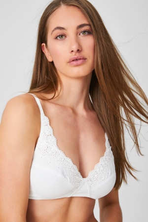 Spodne Pradlo C&A Non-wired Bra Damske Biele | 2059GORJT