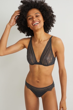 Spodne Pradlo C&A Underwire Bra Damske Čierne | 1367VILDX