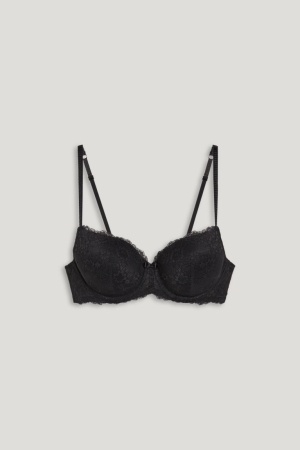 Spodne Pradlo C&A Underwire Bra Full Coverage Polstrované Damske Čierne | 2598NTSBA