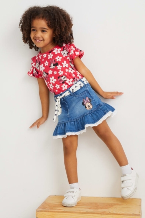 Sukne C&A Minnie Mouse Denim Dievcenske Modre | 6015GXDHO