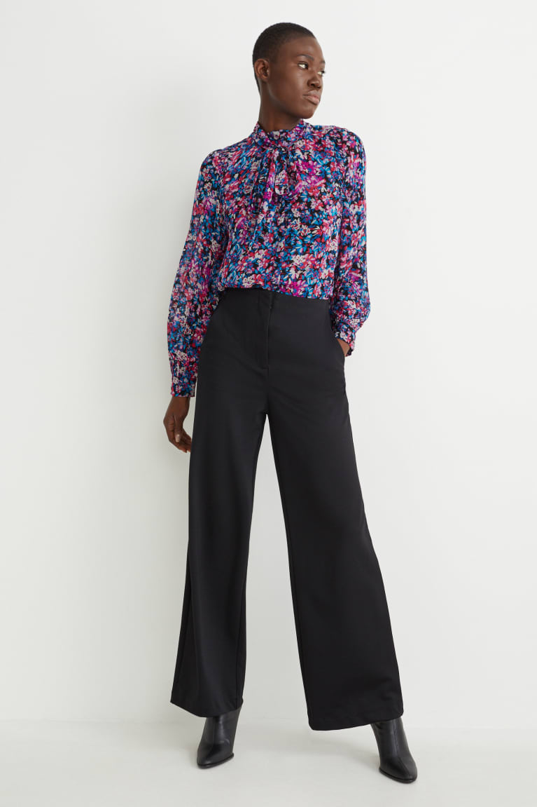 Blúzky C&A Chiffon Floral Damske Multicolour Printed | 8970IAOQV