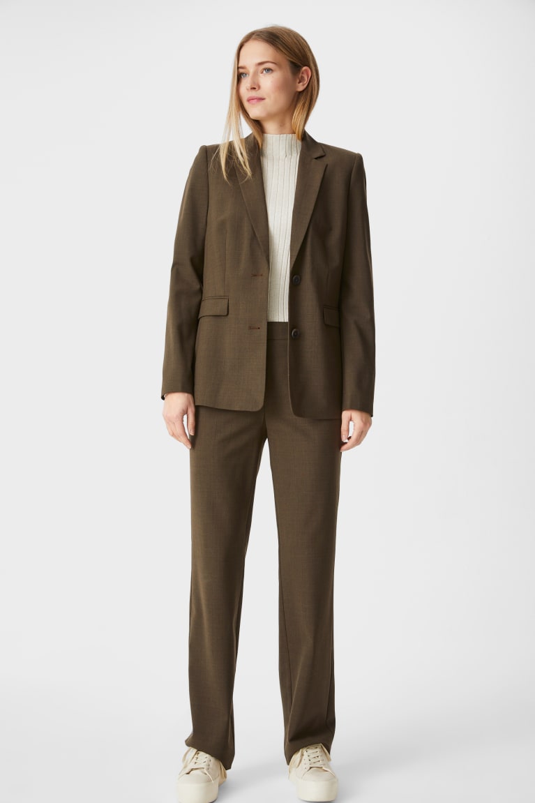 Bundy C&A Business Blazer Damske Tmavo Zelene | 9251NRQEL