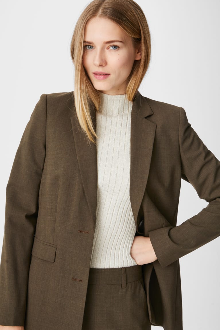 Bundy C&A Business Blazer Damske Tmavo Zelene | 9251NRQEL