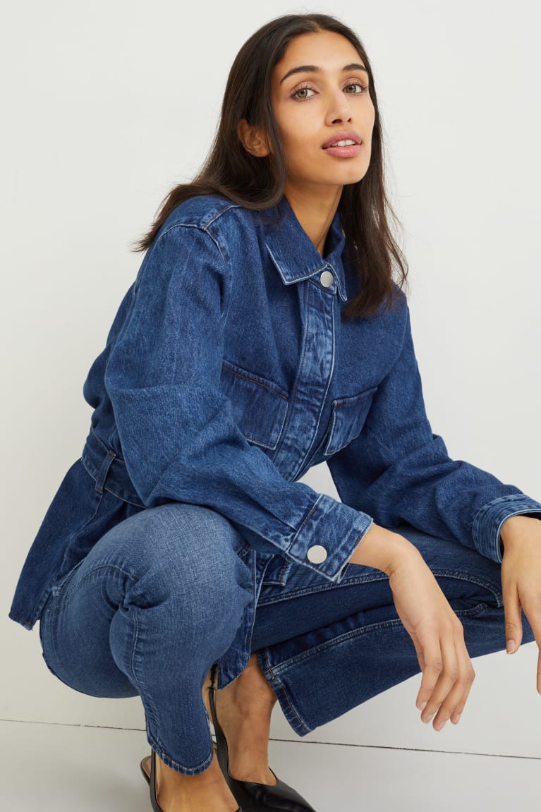 Bundy C&A Denim Damske Modre | 0371LEOIA