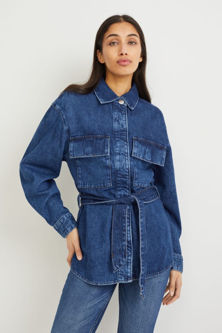 Bundy C&A Denim Damske Modre | 0968WFIEU