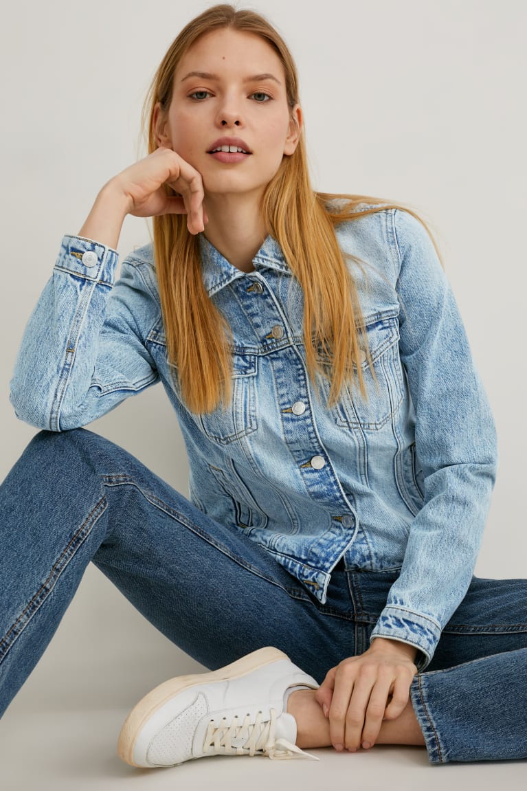 Bundy C&A Denim Damske Modre Svetlo Modre | 1048WXQPB