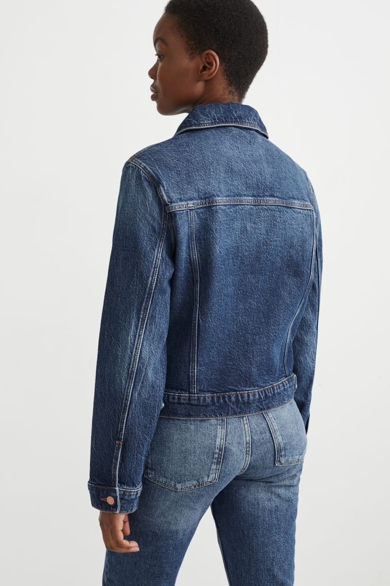 Bundy C&A Denim Lycra® With Recycled Bavlnene Damske Modre | 3840RGVYE