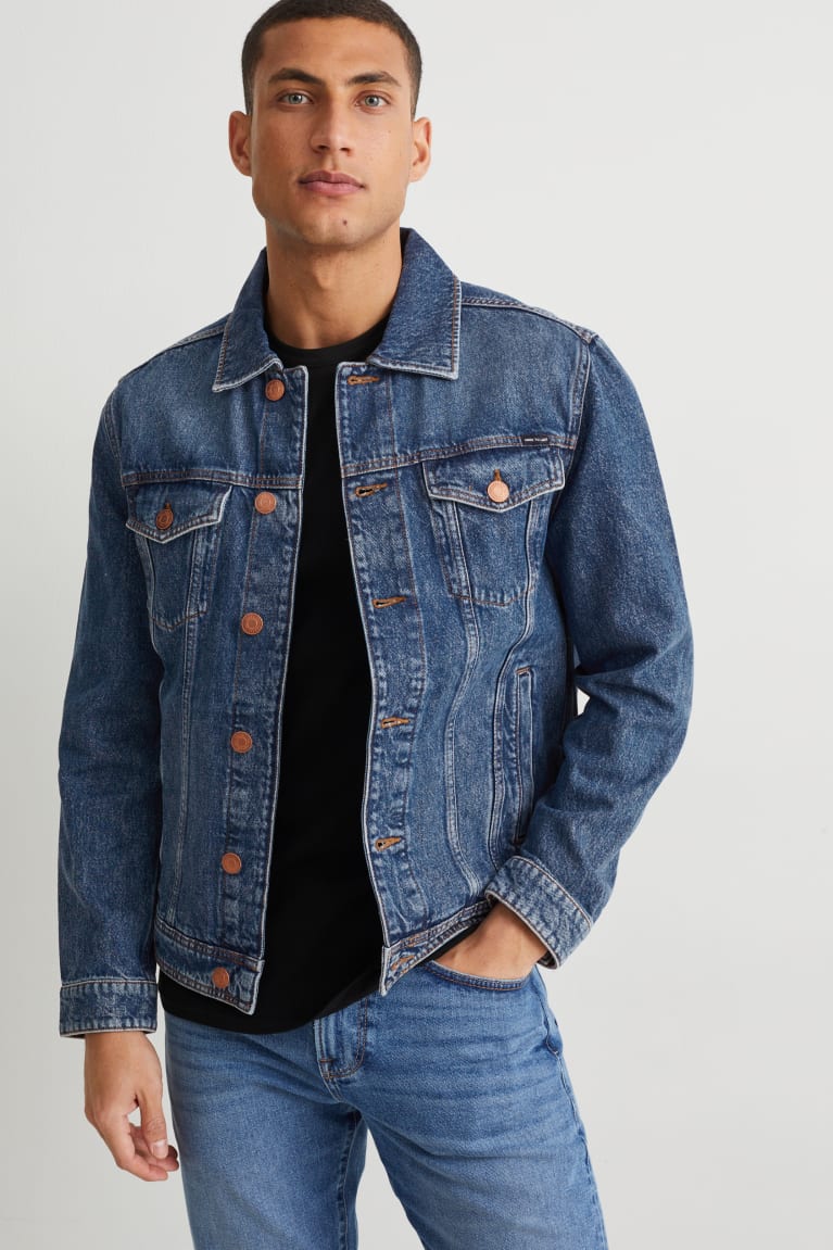 Bundy C&A Denim Recycled Panske Modre | 8609ANBWX