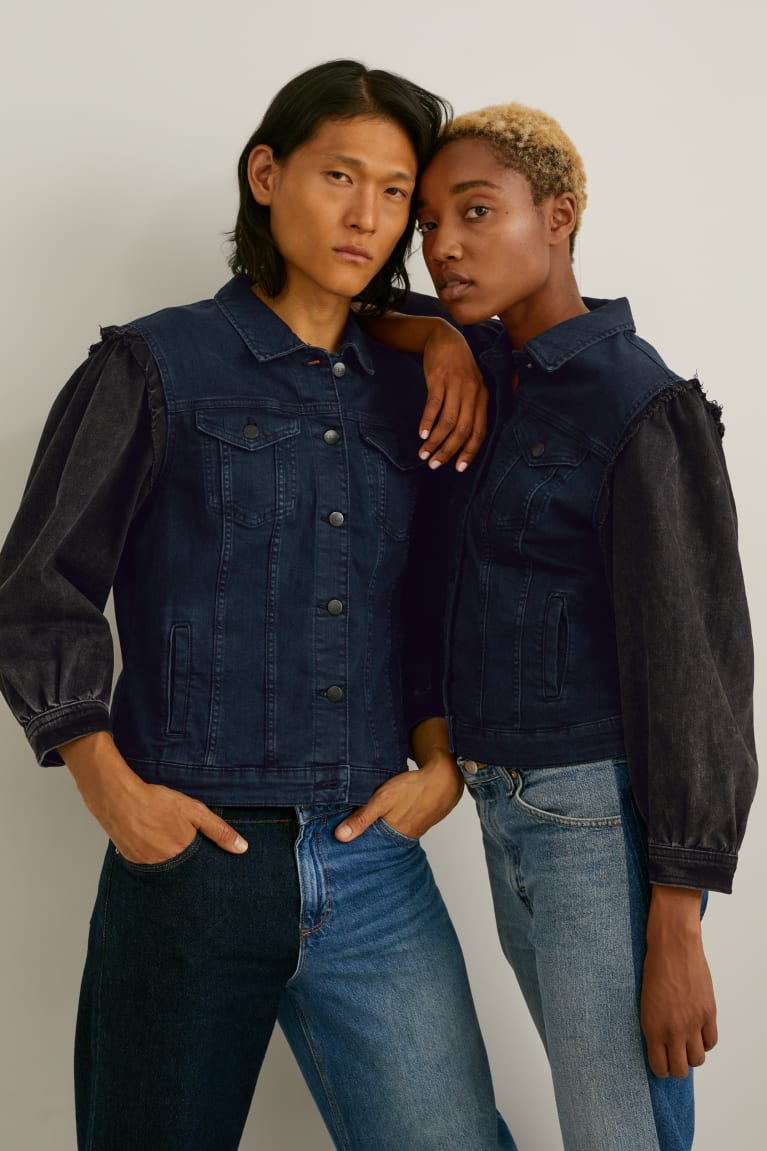 Bundy C&A E.L.V. Denim Denim Genderneutral Recycled Damske Modre Tmavo Modre | 2487ISDMR