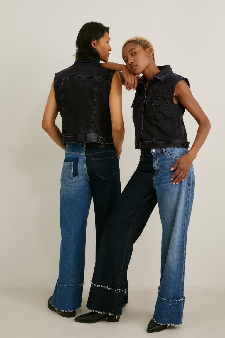 Bundy C&A E.L.V. Denim Denim WaistGenderneutral Damske Modre Tmavo Siva | 1703XHISP