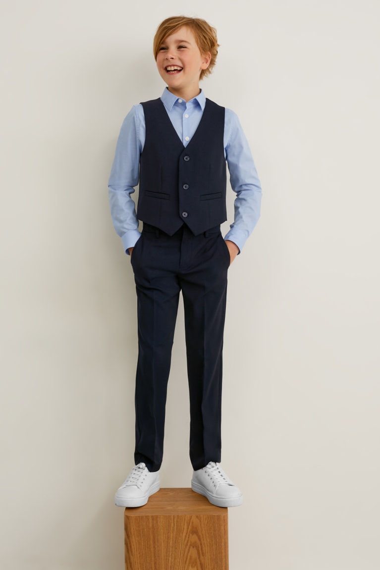 Bundy C&A Mix-and-match Suit Waistcoat Dievcenske Tmavo Modre | 2971EFQBH