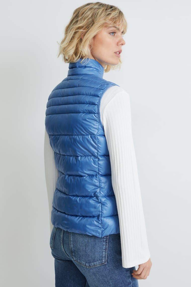 Bundy C&A Prešívané Gilet Damske Modre | 2041NGVRK