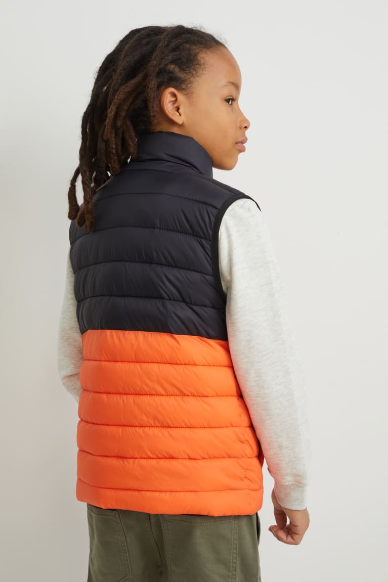 Bundy C&A Prešívané Gilet Recycled Dievcenske Oranžové | 4780CBKWR