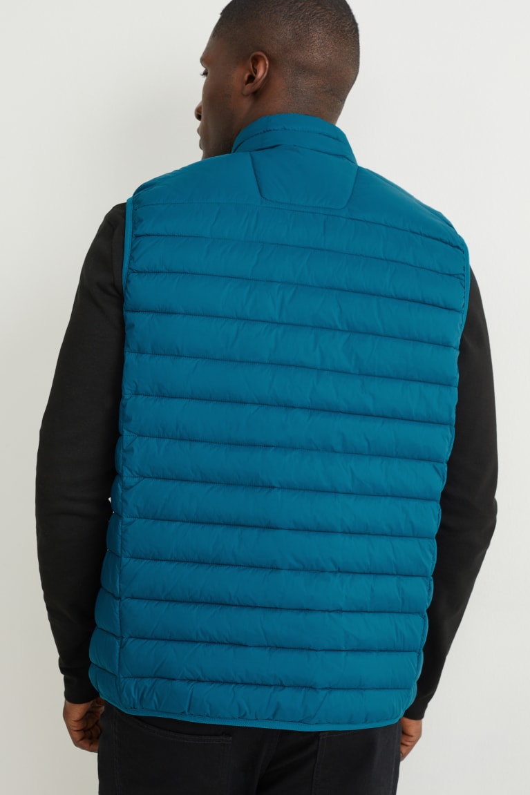 Bundy C&A Prešívané Gilet Recycled Panske Modre | 8063CLUTD