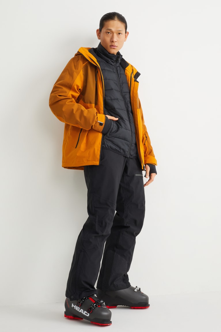 Bundy C&A Ski With Hood Bionic-finish®eco Panske Oranžové | 8629EMHFK