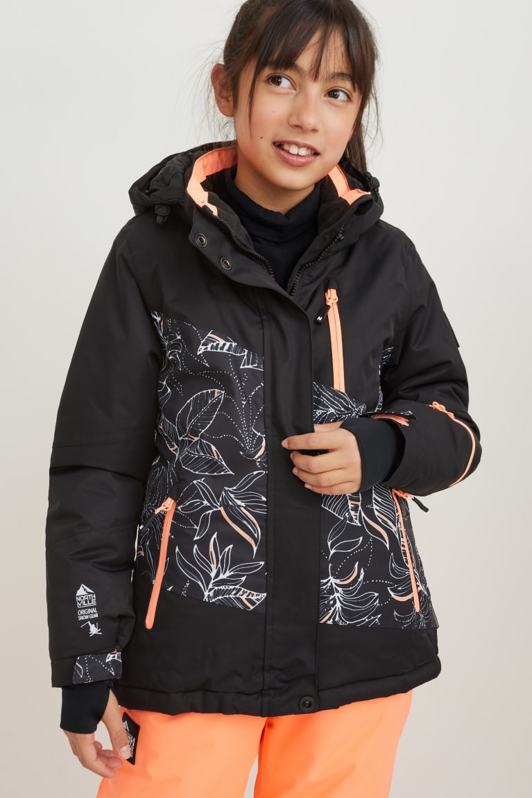 Bundy C&A Ski With Hood Dievcenske Čierne | 7361CWXLD