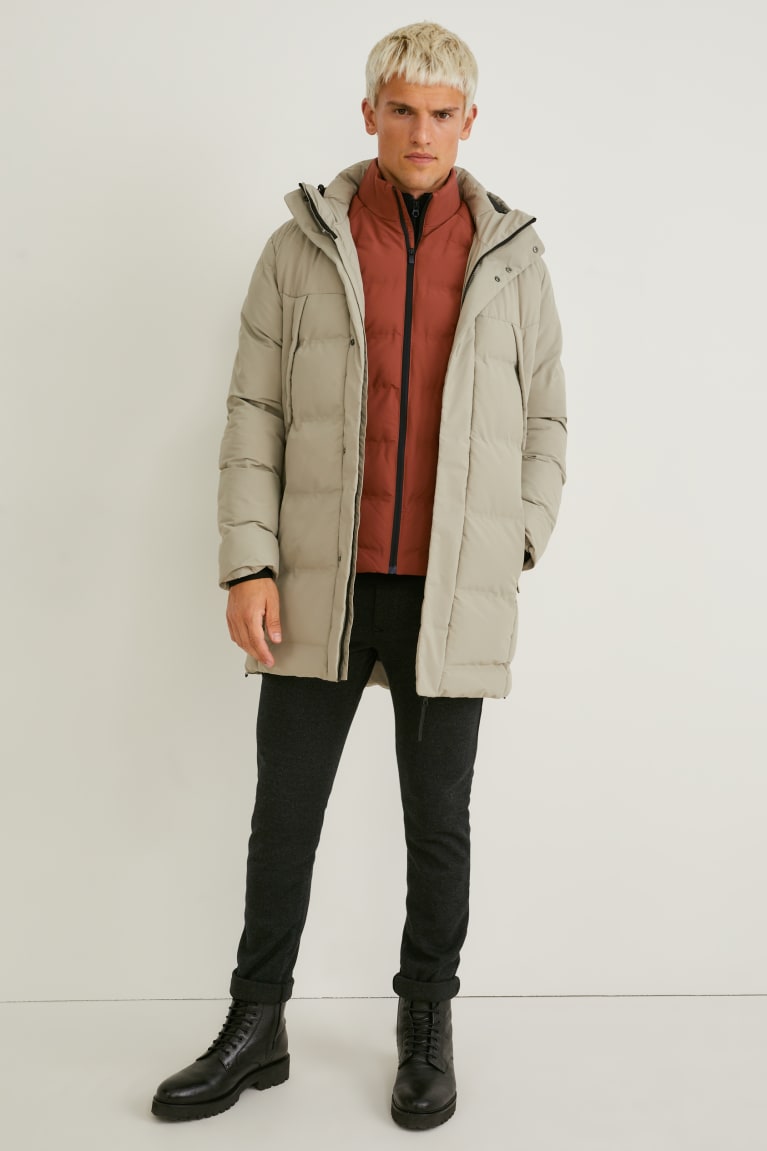 Bundy C&A Technical Gilet Recycled Panske Hnede | 6147SJDQV