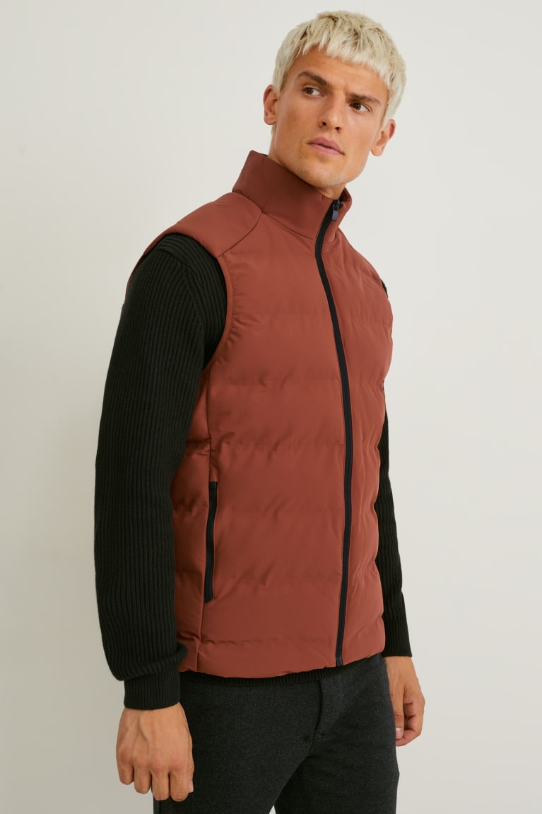 Bundy C&A Technical Gilet Recycled Panske Hnede | 6147SJDQV