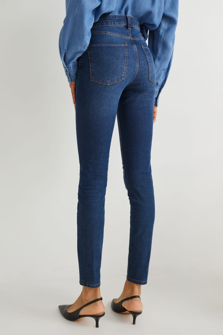 Džínsy C&A Jegging High Pásom Lycra® Damske Modre | 1853TXDOI