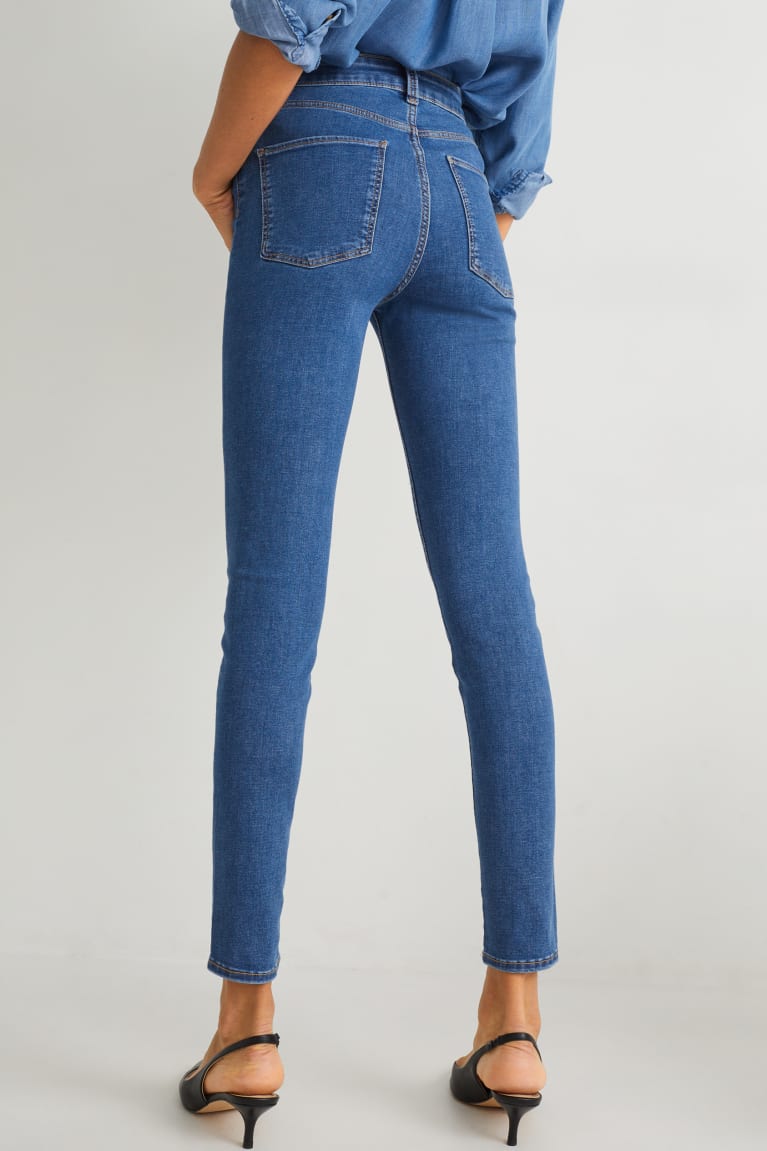 Džínsy C&A Jegging High Pásom Lycra® Damske Modre | 2786SUZHF