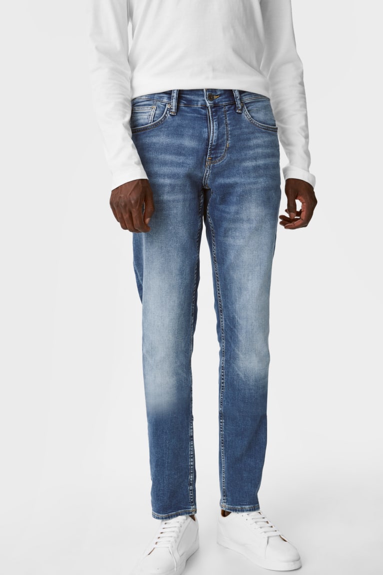 Džínsy C&A Slim Flex Jog Denim Lycra® Panske Modre | 0967KULWY