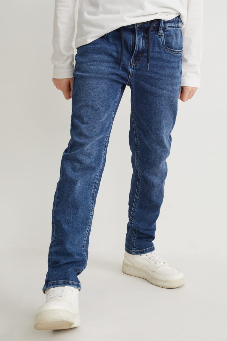 Džínsy C&A Slim Jog Denim Chlapcenske Modre | 1489TGODE