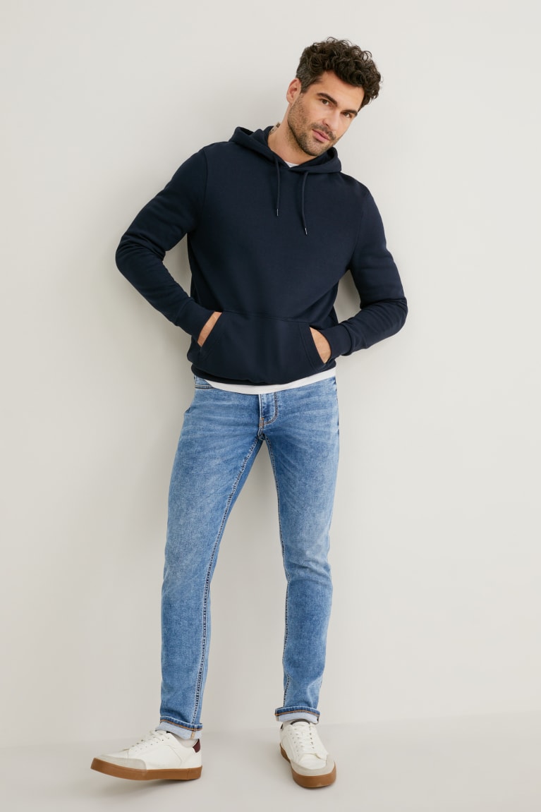 Džínsy C&A Vychudnutý Flex Jog Denim Lycra® Panske Modre | 8126WRLOG