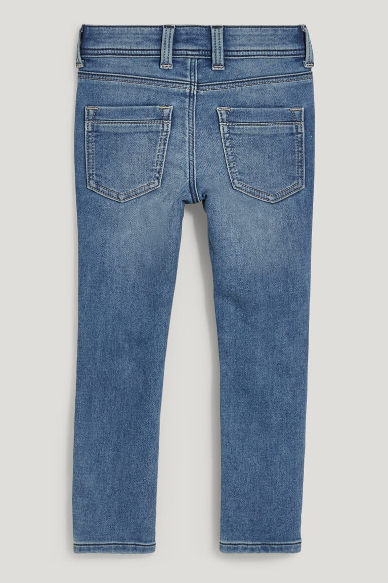 Džínsy C&A Vychudnutý Jog Denim Lycra® Organic Bavlnene Chlapcenske Modre Svetlo Modre | 4106IBCYL