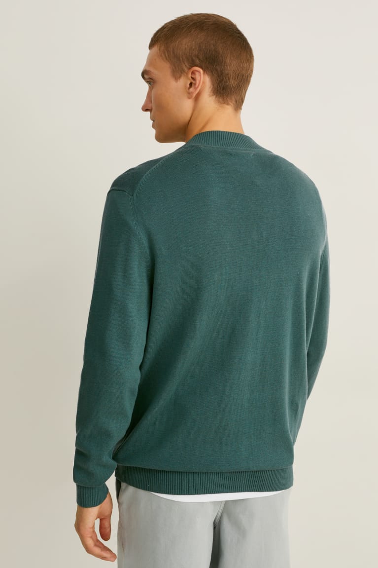 Jumpers C&A Cashmere Blend Panske Zelene | 9406APLQJ