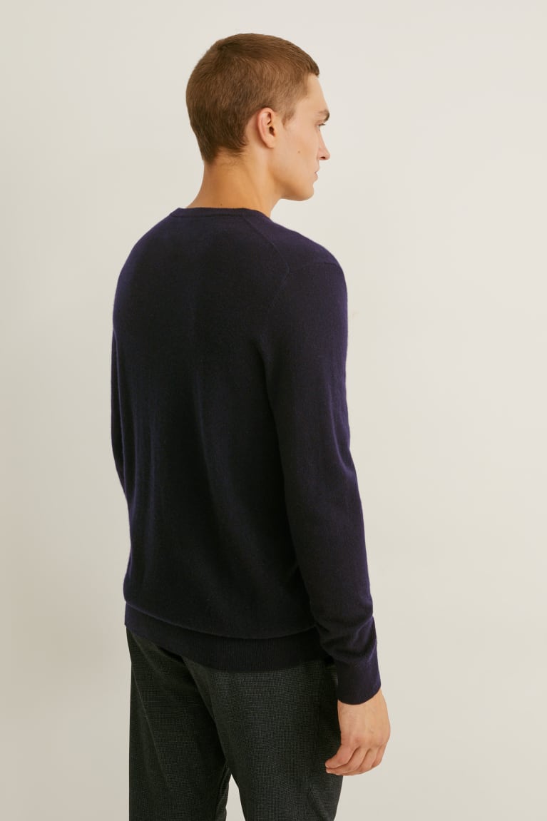 Jumpers C&A Cashmere Panske Čierne | 2631WYLDZ