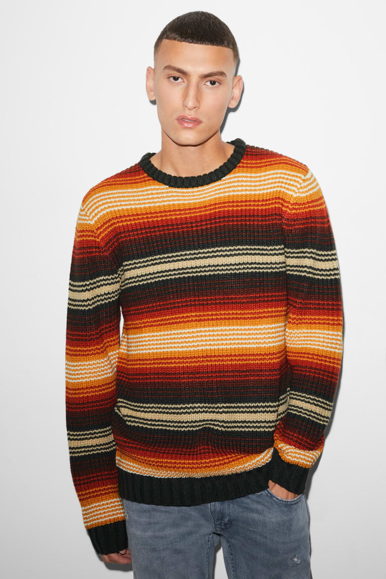 Jumpers C&A Clockhouse Pruhované Panske Multicoloured | 5261AZTKV