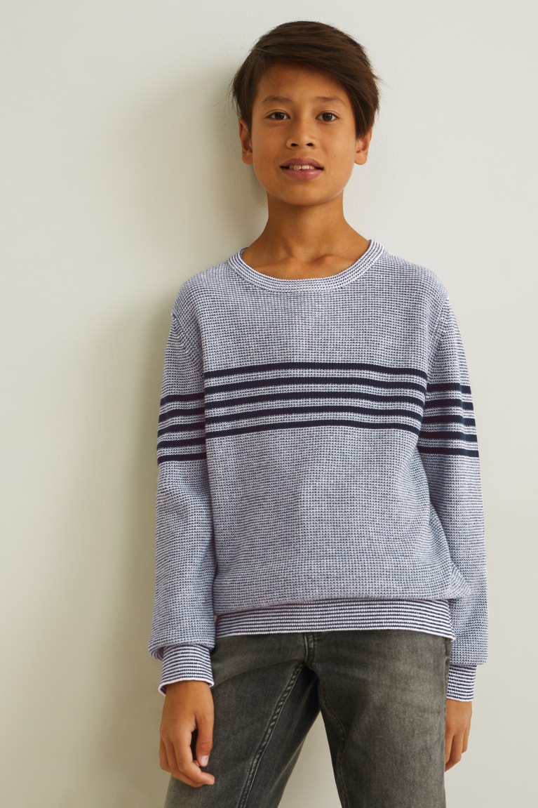 Jumpers C&A Dievcenske Tmavo Modre Biele | 8347DEASL