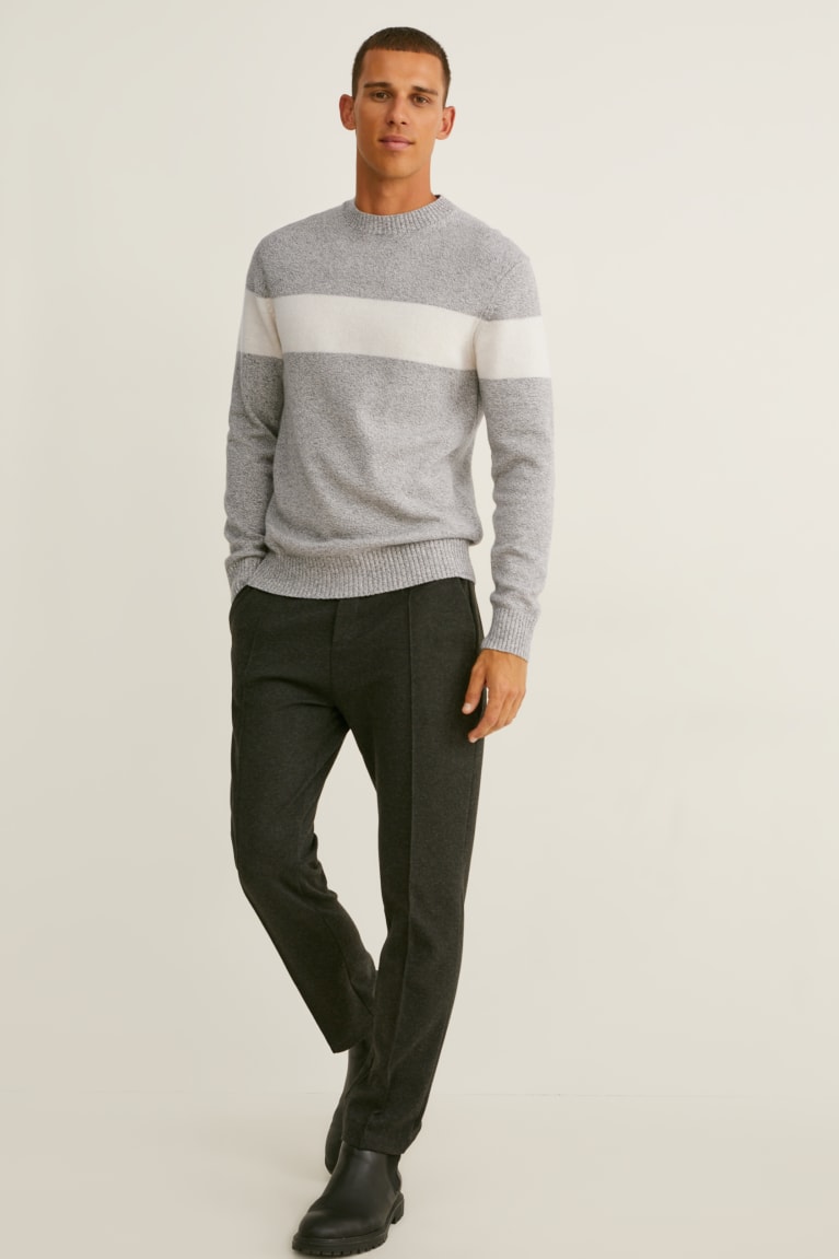 Jumpers C&A Panske Svetlo Siva | 4601XLGPN