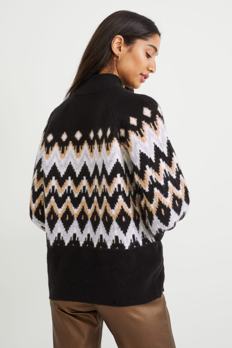 Jumpers C&A Patterned Damske Čierne | 6917BAWKZ