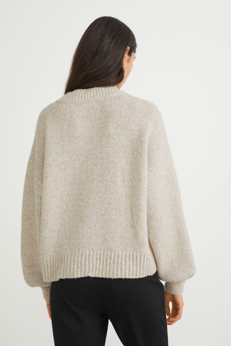 Jumpers C&A Recycled Damske Biele | 9147NCHMB