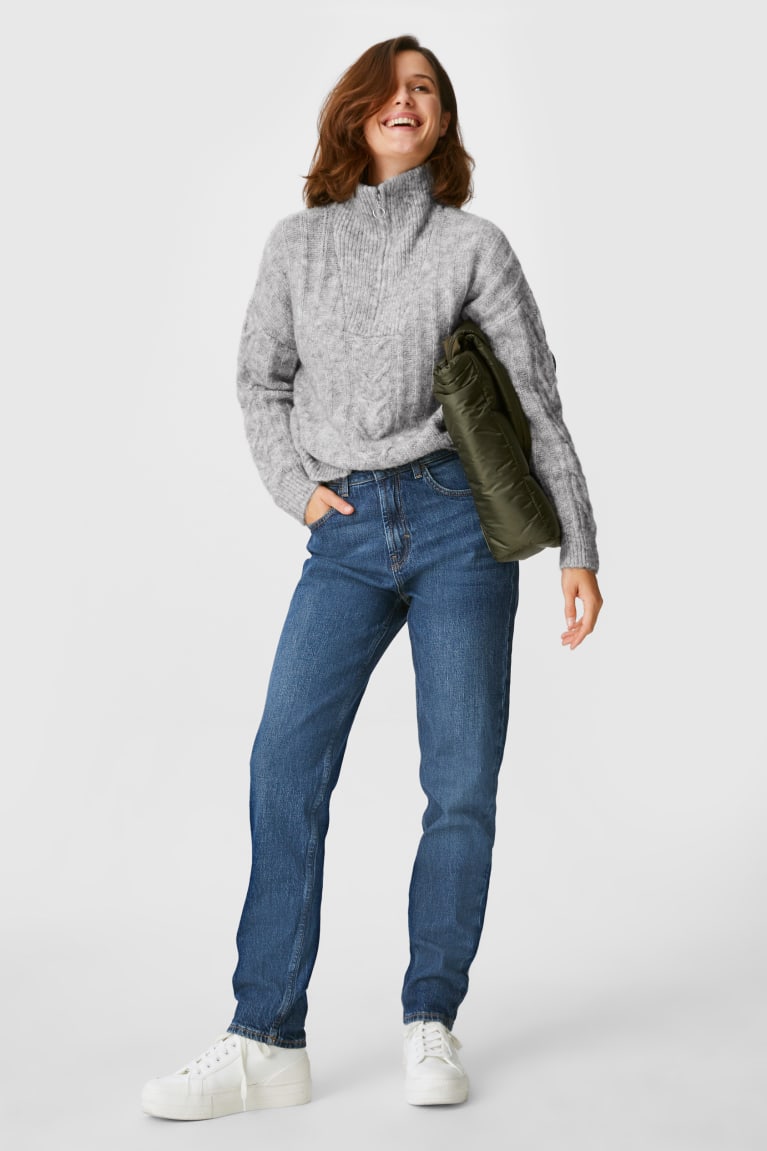 Jumpers C&A Recycled Damske Siva | 1496LNHWU