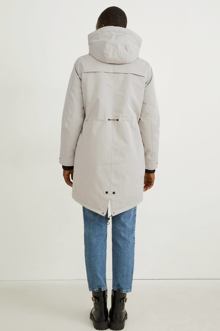 Kabáty C&A Parka With Hood Damske Creme | 0983YHOBV