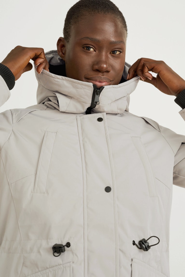 Kabáty C&A Parka With Hood Damske Creme | 0983YHOBV