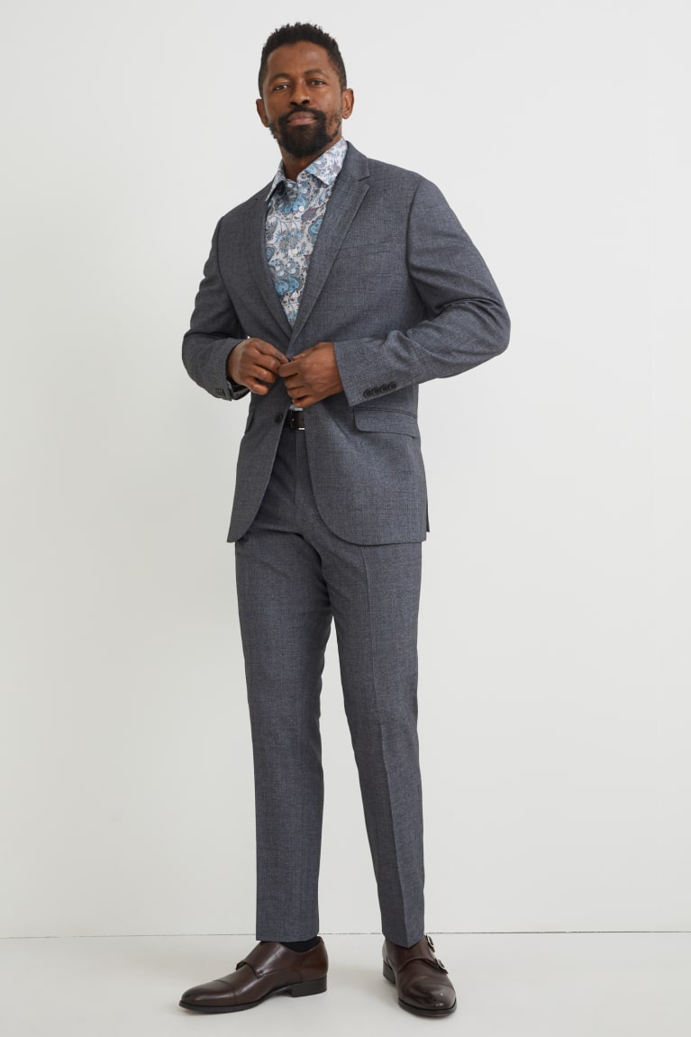 Kosele C&A Business Slim Fit Kent Collar Easy-iron Panske Multicoloured | 4908NGZHP