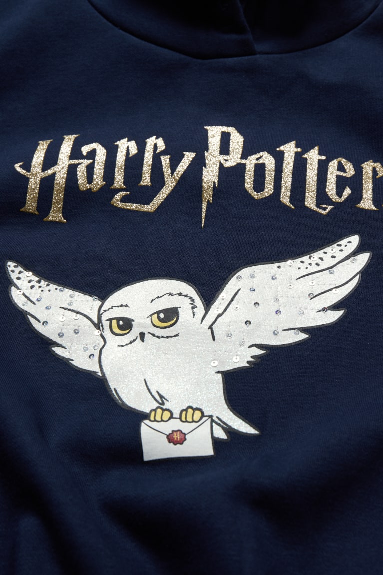 Mikiny S Kapucňou C&A Harry Potter Dievcenske Tmavo Modre | 4795AYFNP