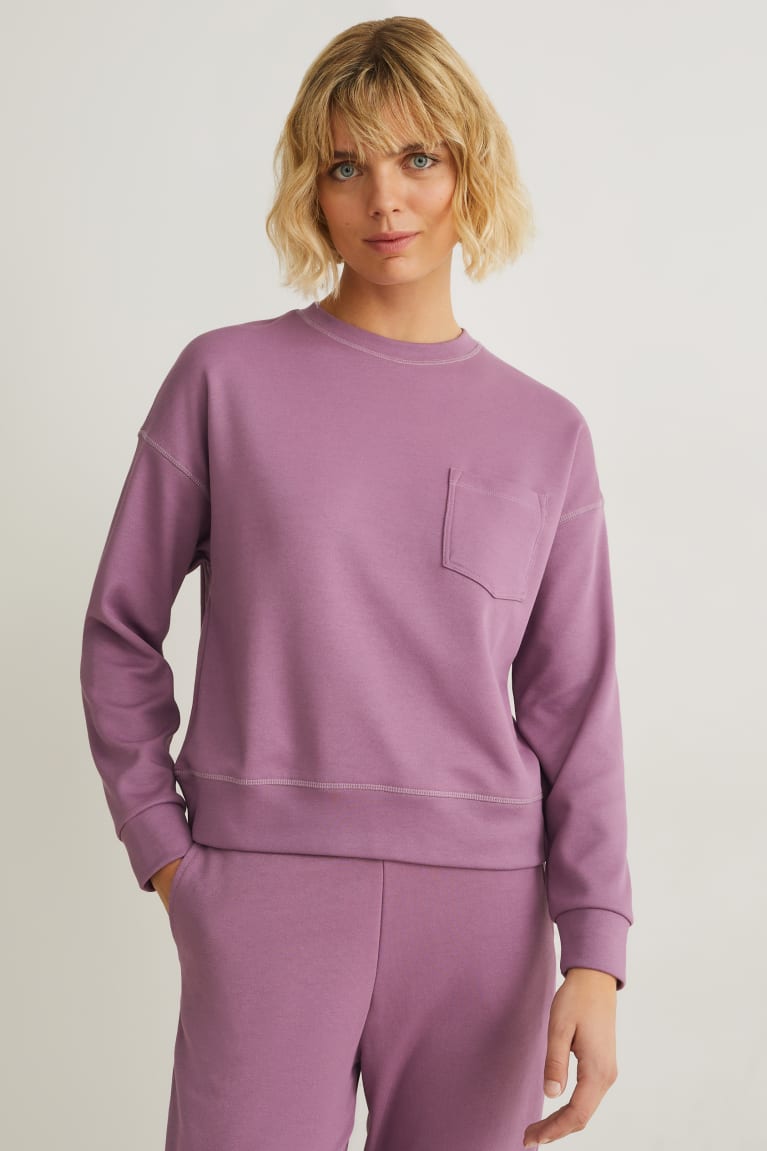 Mikiny S Kapucňou C&A Long Sleeve Damske Nachový | 6310IJDFY