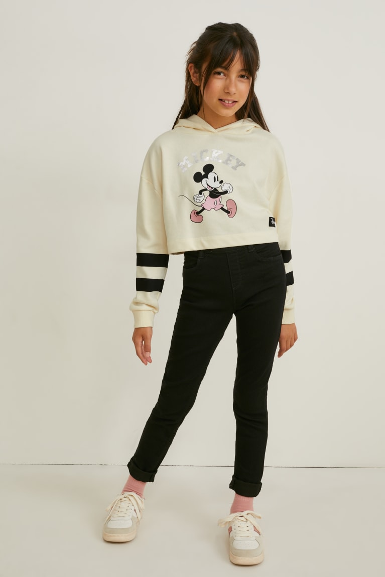 Mikiny S Kapucňou C&A Mickey Mouse Set And 2 Piece Dievcenske Creme | 4319WSOCJ