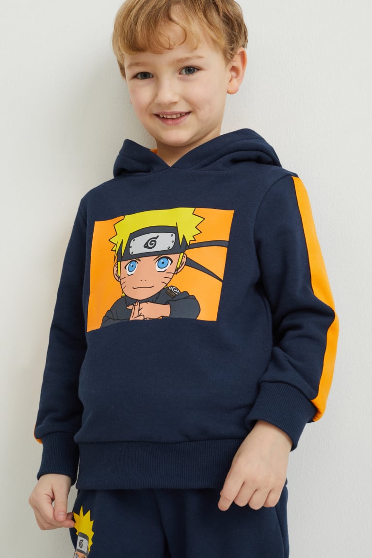 Mikiny S Kapucňou C&A Naruto Dievcenske Tmavo Modre | 3861NXWFP