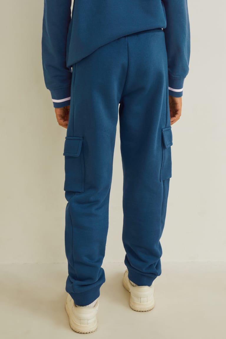 Nohavice C&A Cargo Joggers Chlapcenske Modre | 0514XJAWZ