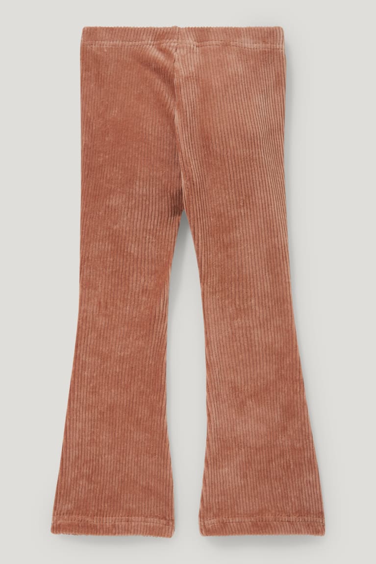 Nohavice C&A Corduroy Leggings Dievcenske Havanna | 5476HPDSM